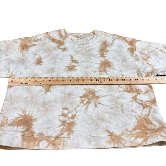 Madewell (Re)sourced Cotton Swing Sweatshirt Women’s Size Small Brown Tan - Picture 7 of 7